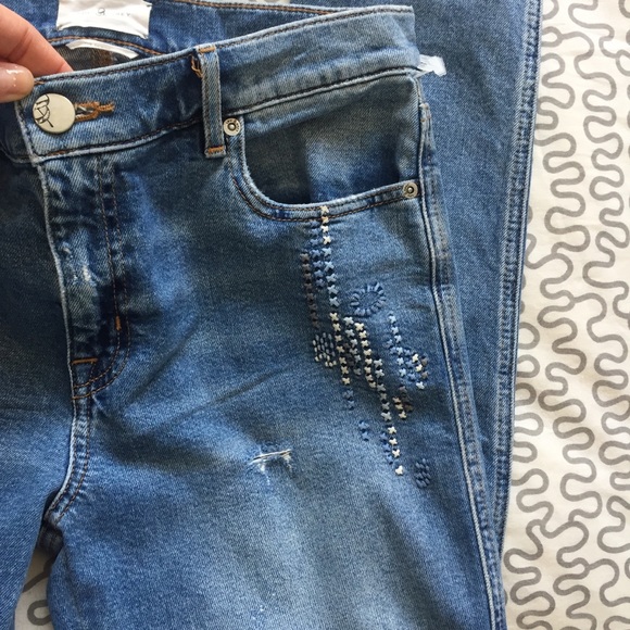 Lou & Grey The Skinny Jeans Sz 28 - Picture 2 of 8